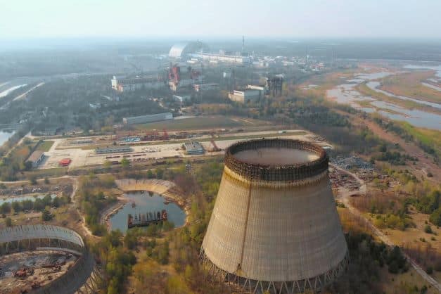 Chernobyl exclusion zone radar station